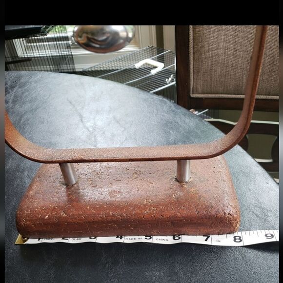 Stone & Metal Face Sculpture - Picture 8 of 8